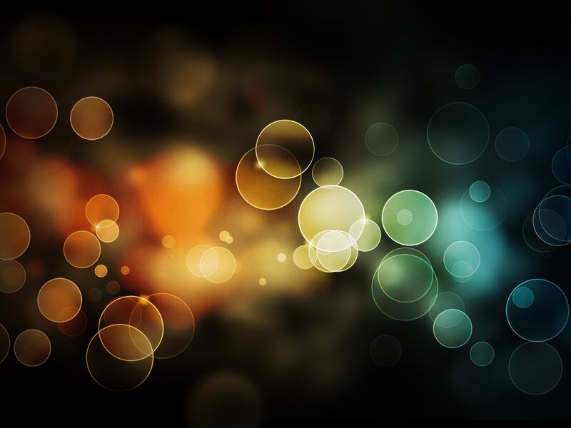 Abstract circle light bokeh