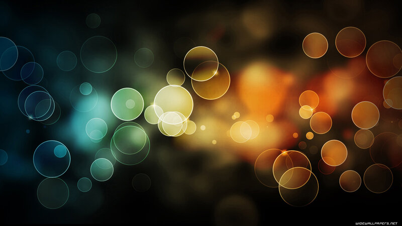 Abstract circle light bokeh