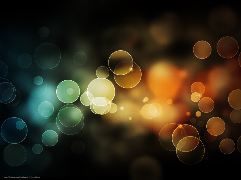 Abstract circle light bokeh