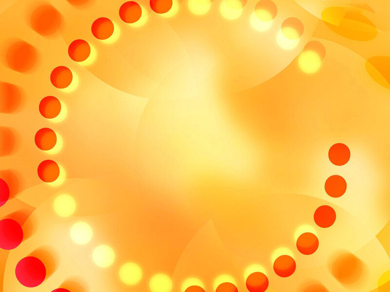 Abstract Circle of Lights