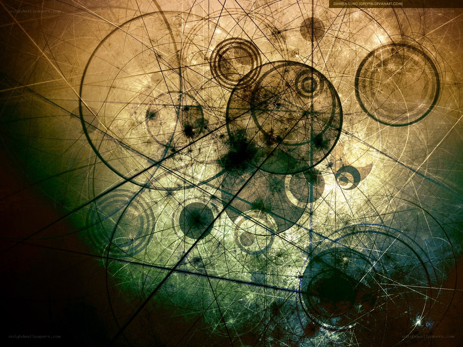 abstract circle pattern