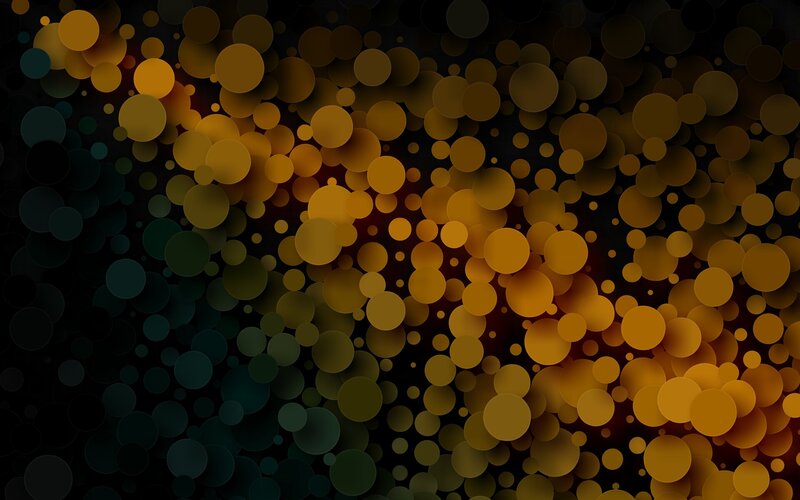 Abstract Circle Pattern — Black, Calm, Circles, Dark Background