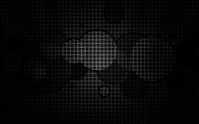 Abstract Circle Pattern — Black, Dark, Circles