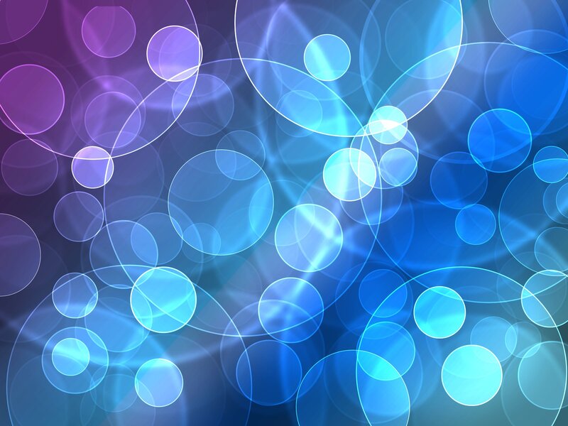 Abstract Circle Pattern — Blue, Calm, Circles, Light
