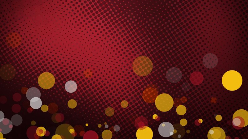 Abstract Circle Pattern — Red