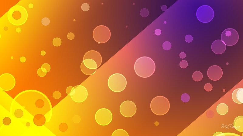 Abstract Circle Pattern — Yellow
