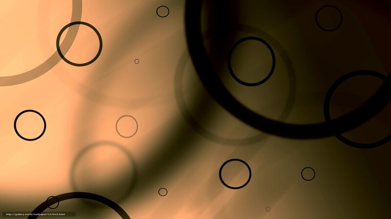 Abstract Circles on Gradient — Brown, Calm