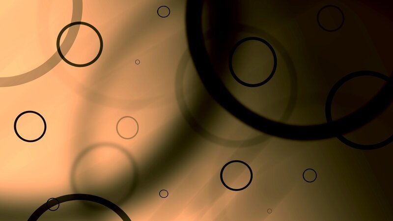 Abstract Circles on Gradient — Brown