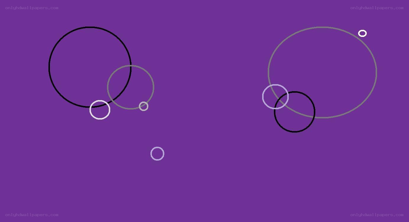 abstract circles on purple