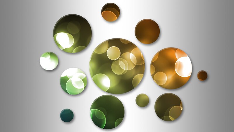 Abstract Circles with Bokeh