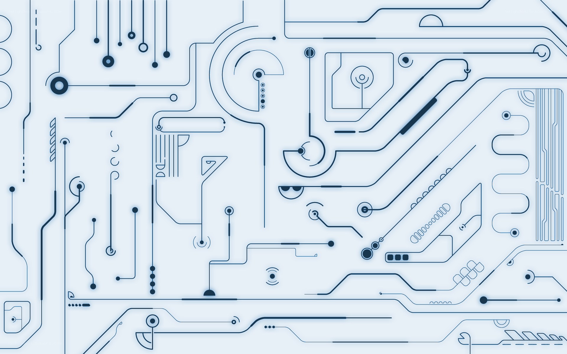 abstract circuit board design