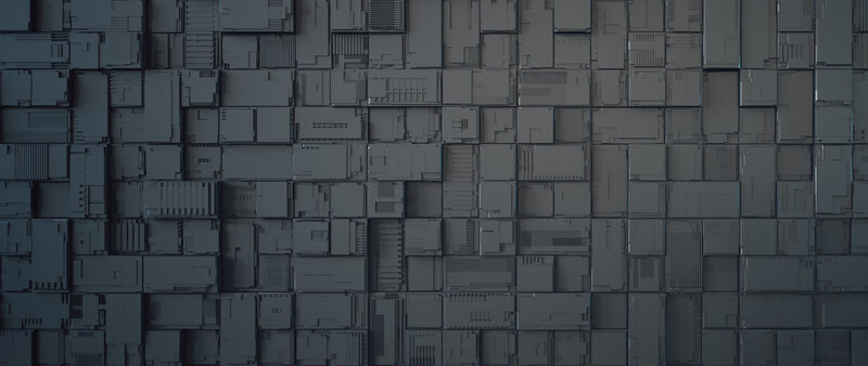 Abstract Circuit Board Pattern — Gray