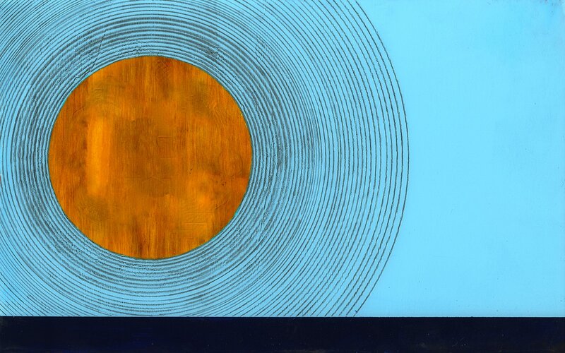 Abstract circular artwork