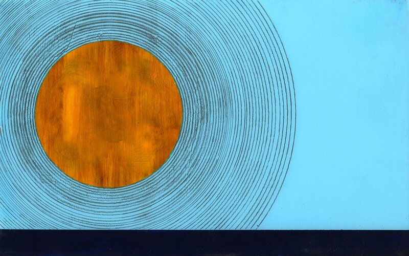 Abstract Circular Design — Orange, Calm, Circle