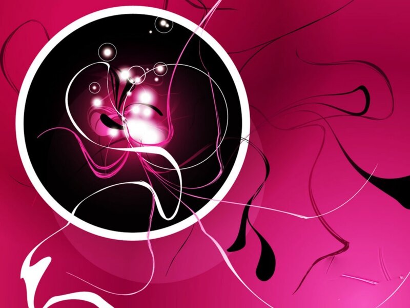 Abstract Circular Design — Pink