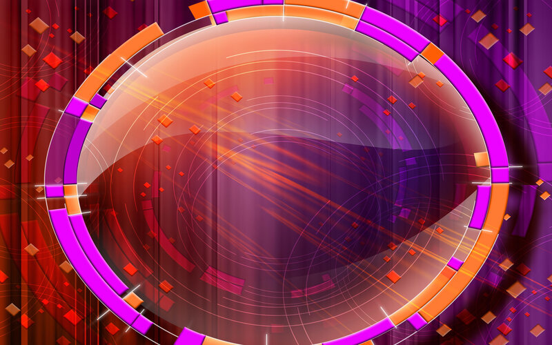Abstract Circular Design — Purple, Dynamic