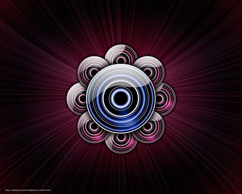 Abstract circular design wallpaper