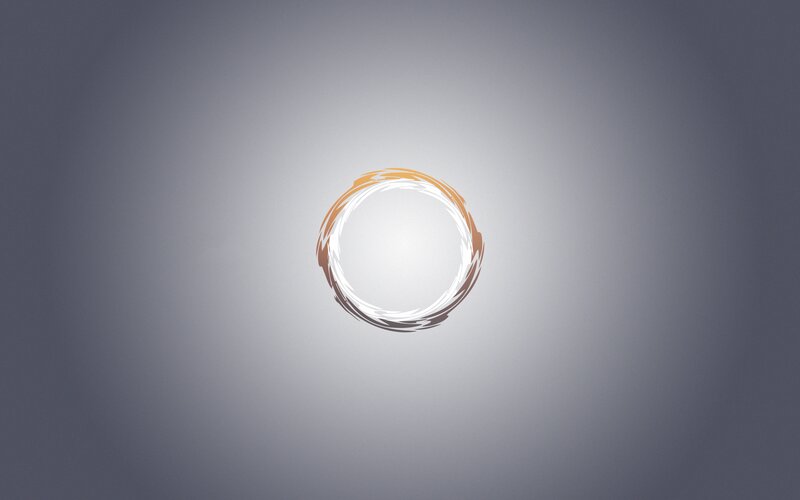 Abstract Circular Design — White