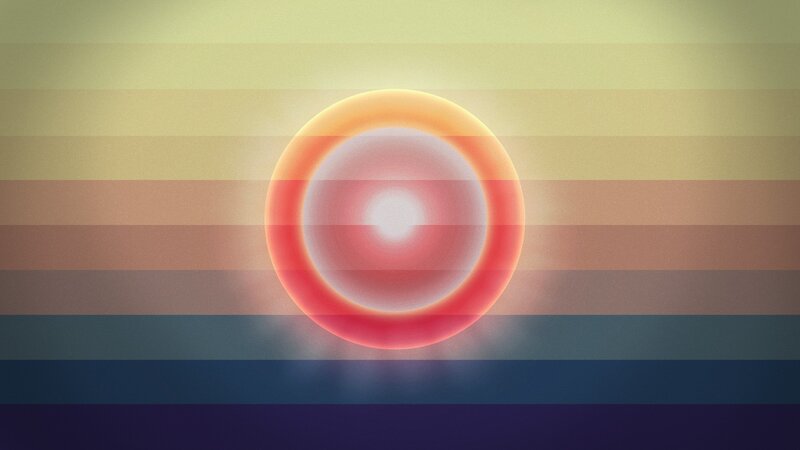 abstract circular light design