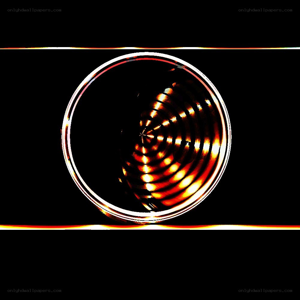abstract circular light pattern