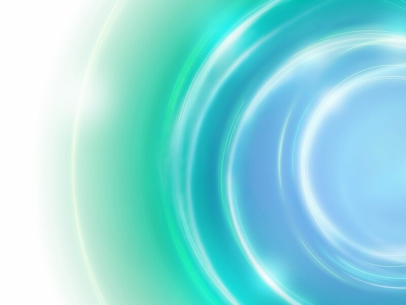 Abstract Circular Light Pattern — Blue