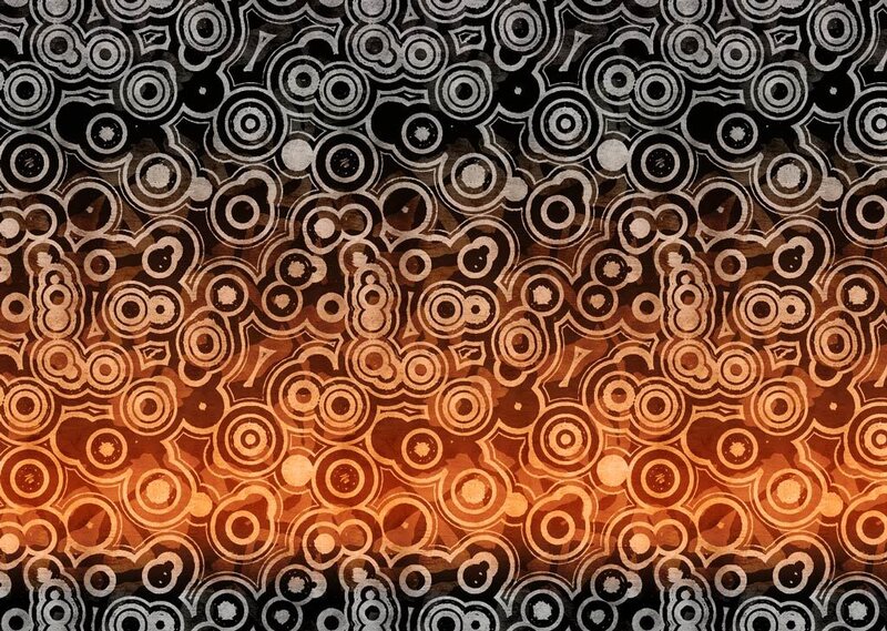 Abstract circular pattern design