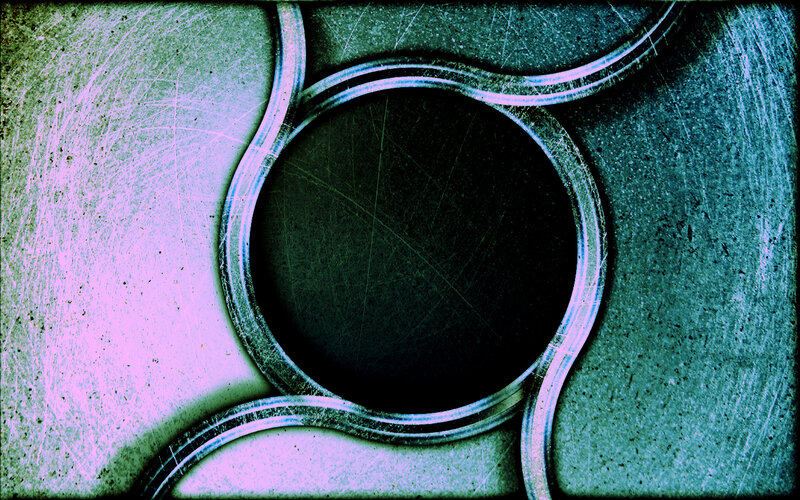 Abstract Circular Pattern — Purple, Dark