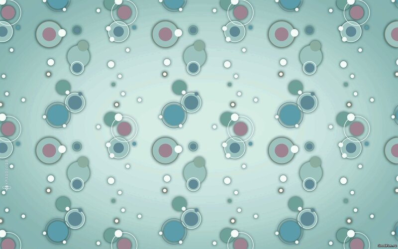 Abstract Circular Pattern — Teal