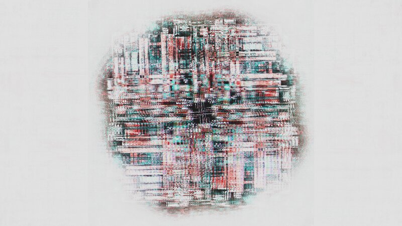 Abstract Circular Pattern — White
