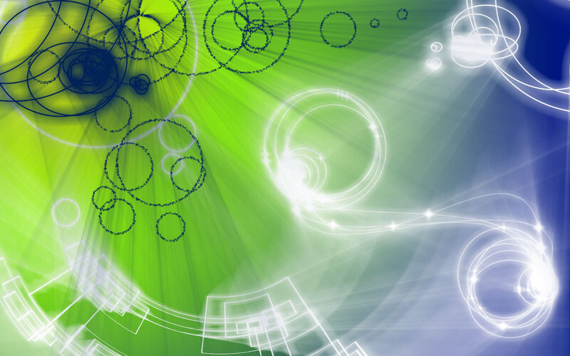 Abstract Circular Patterns — Green
