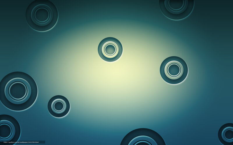 Abstract Circular Shapes — Blue, Calm