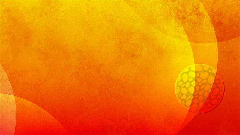 Abstract Circular Shapes — Orange