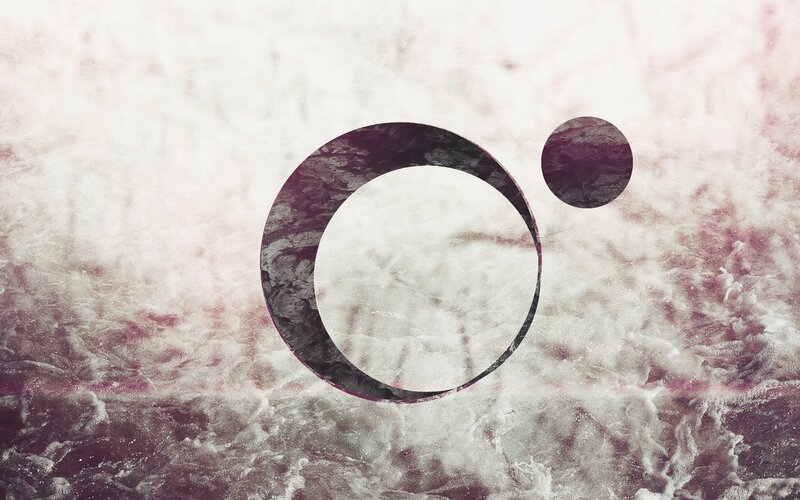 Abstract Circular Shapes — White, Calm