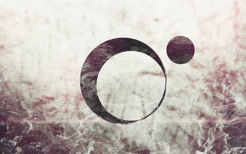 Abstract Circular Shapes — White