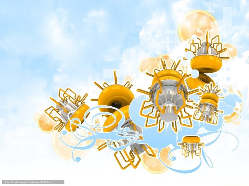 abstract citrus design