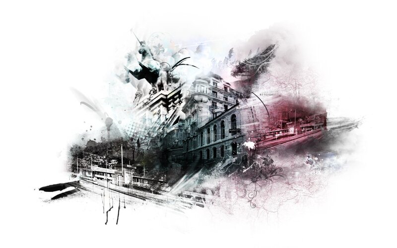 Abstract City Collage