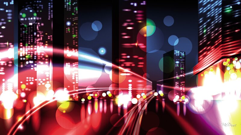 Abstract City Lights