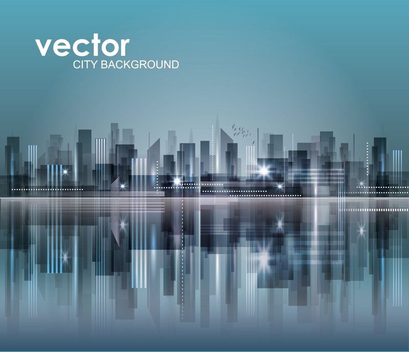 abstract city skyline background