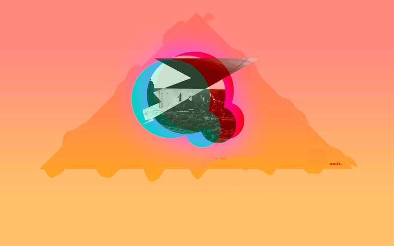 abstract cityscape collage