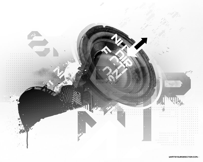 Abstract Cityscape Design — Black
