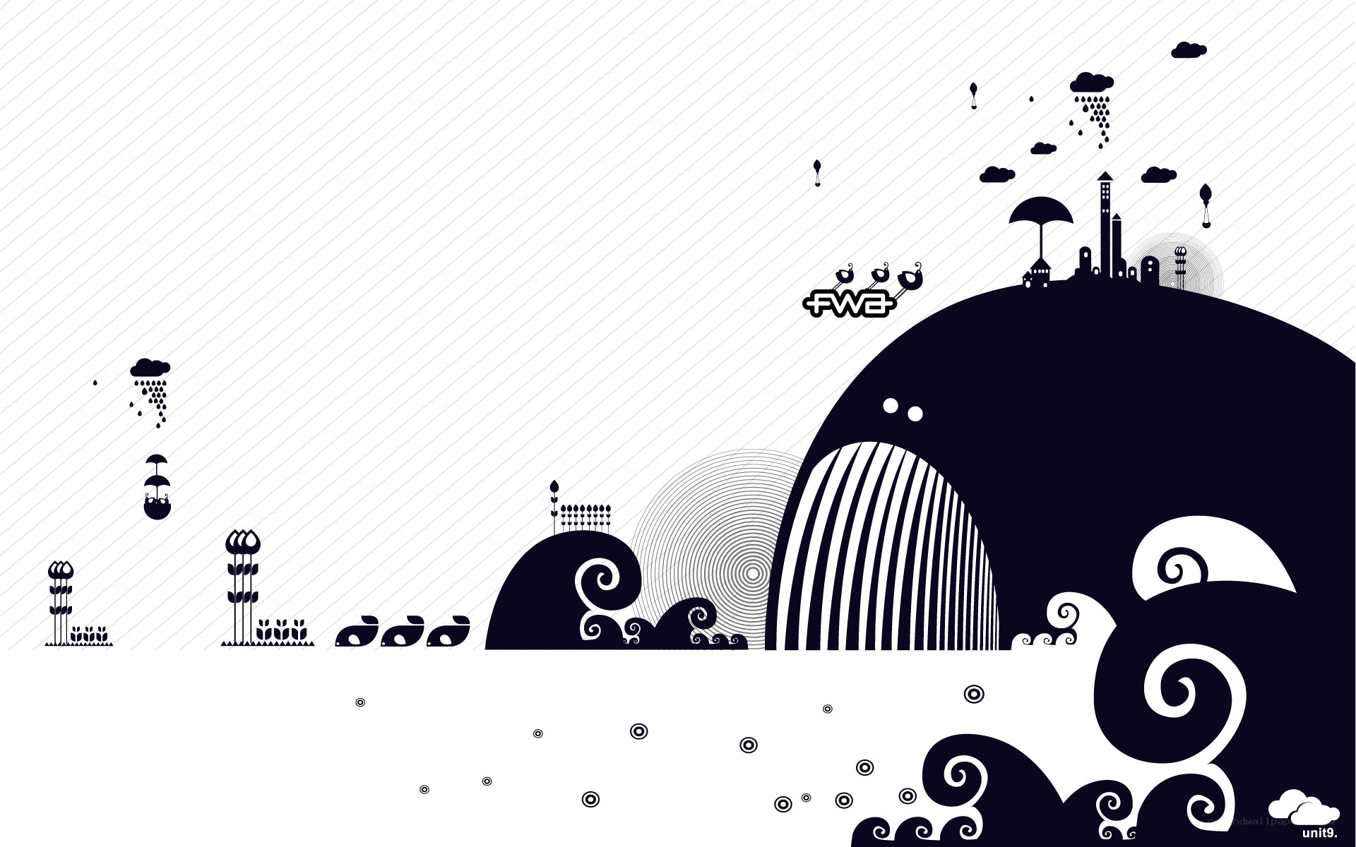 abstract cityscape illustration
