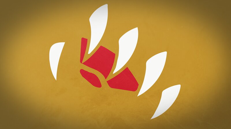 abstract claw mark design