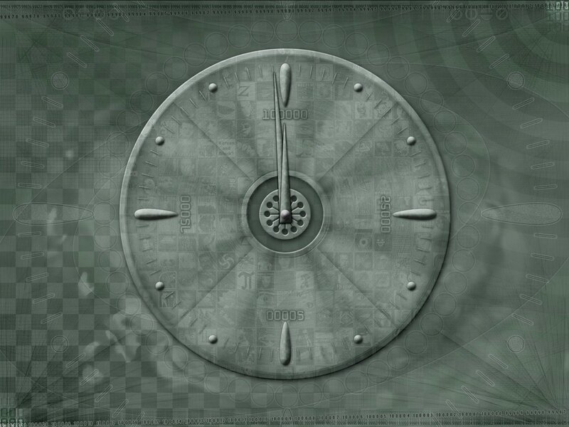 abstract clock design