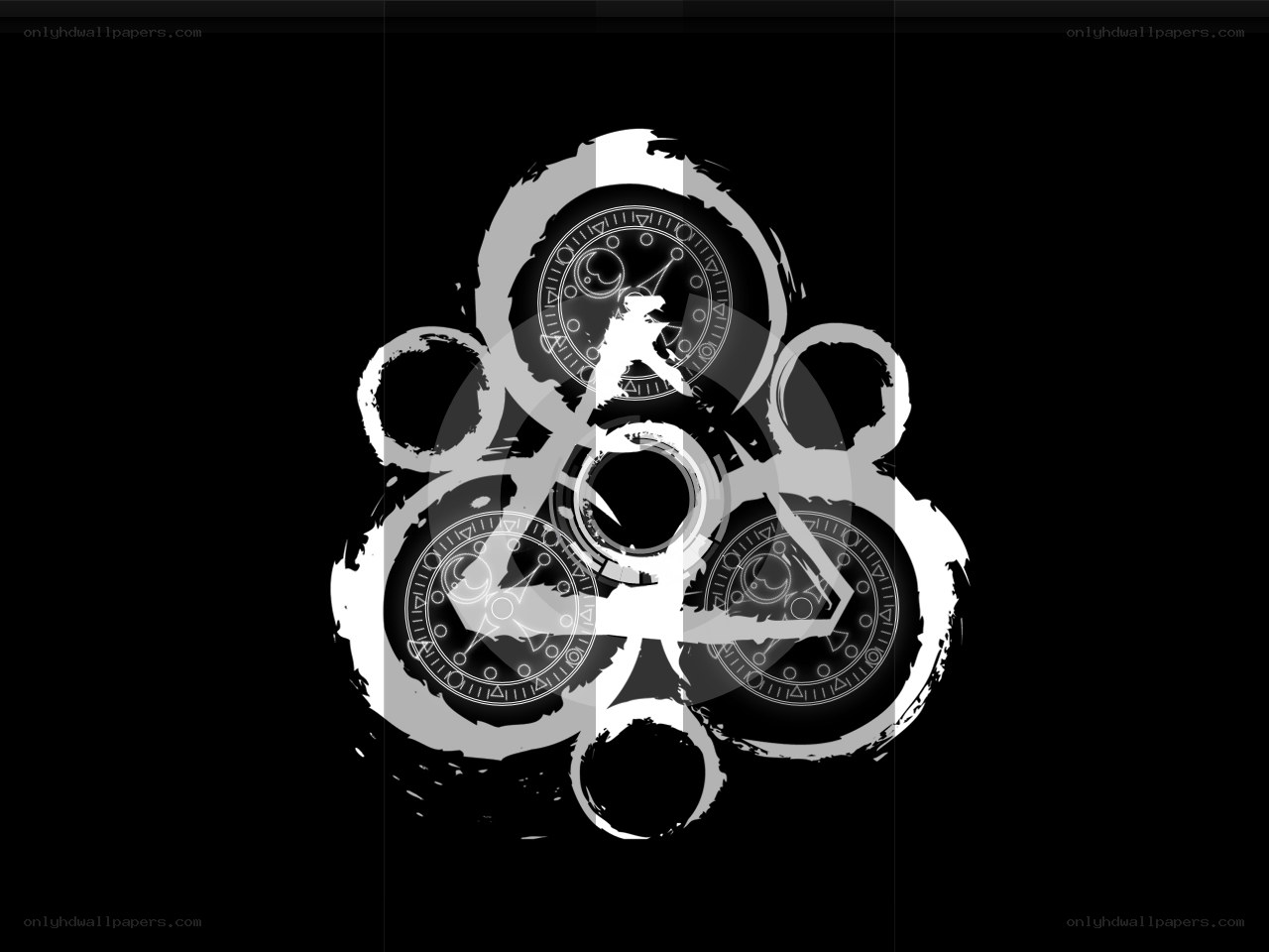 abstract clock design
