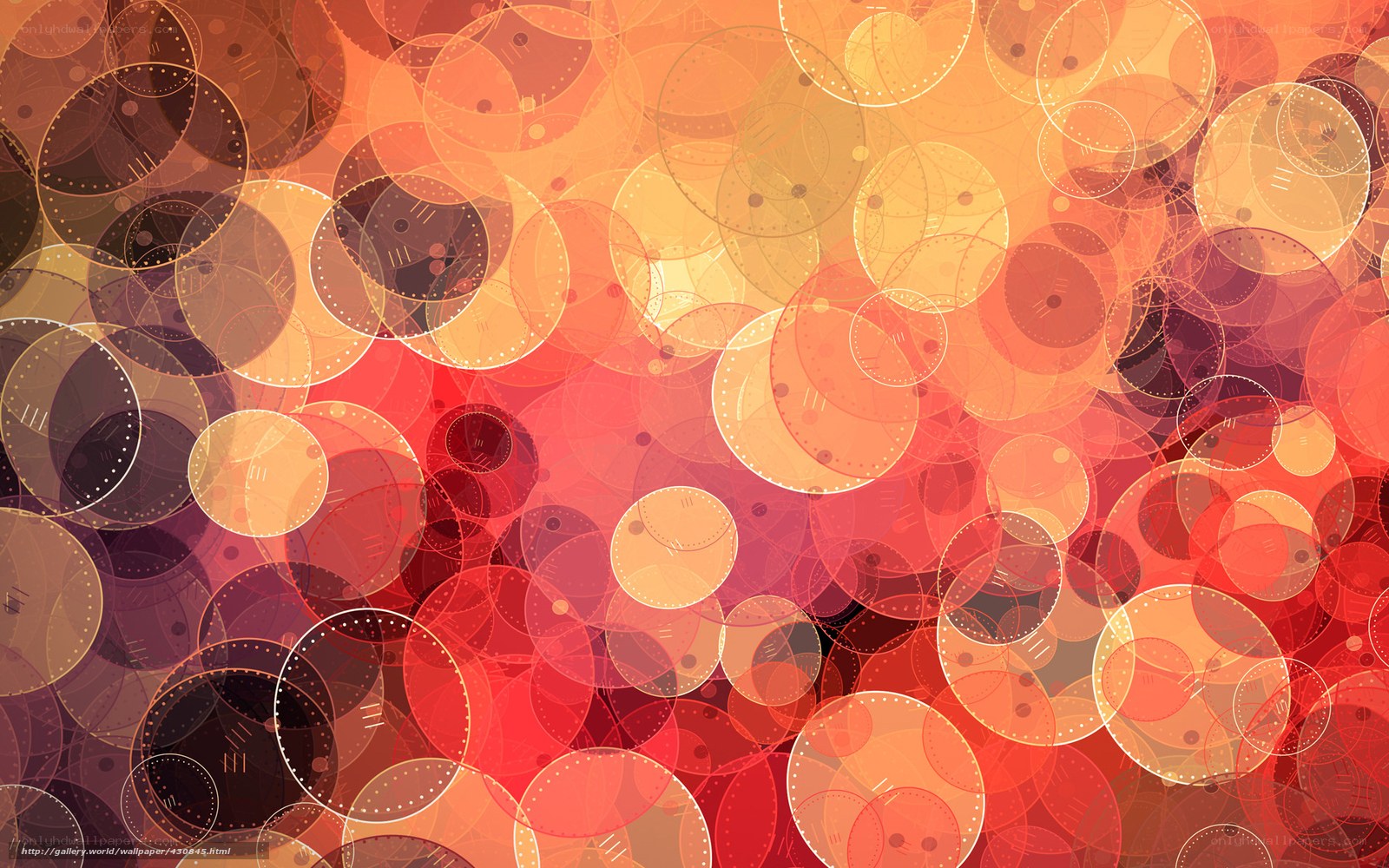 Abstract clock face pattern