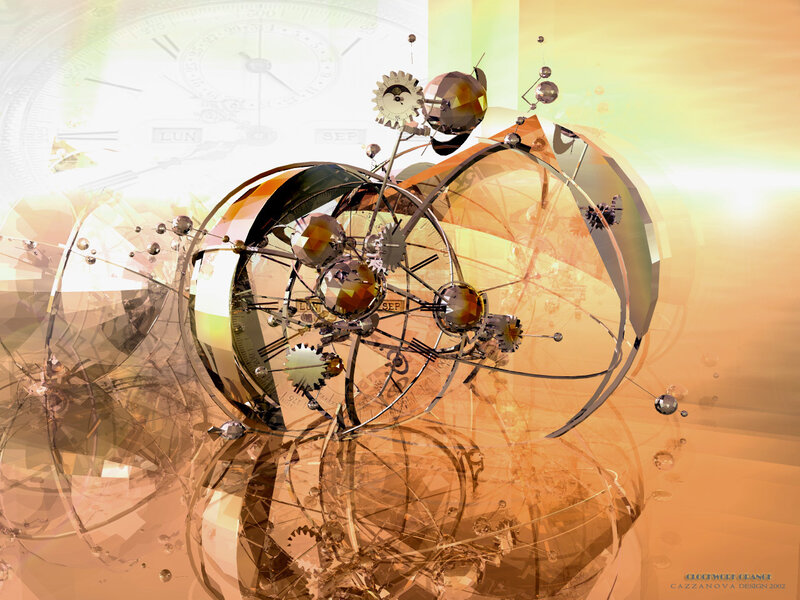 Abstract clockwork art