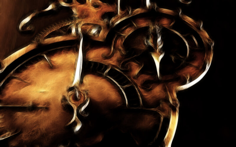 abstract clockwork design