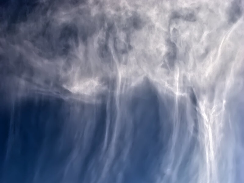 Abstract cloud patterns in sky
