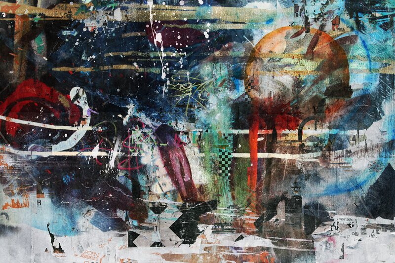 Abstract Collage Artwork