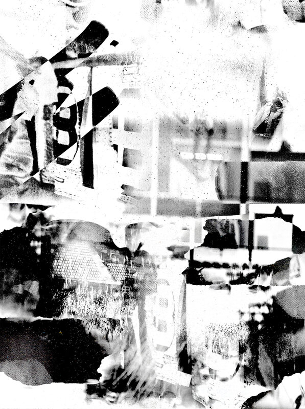 Abstract Collage of Letters